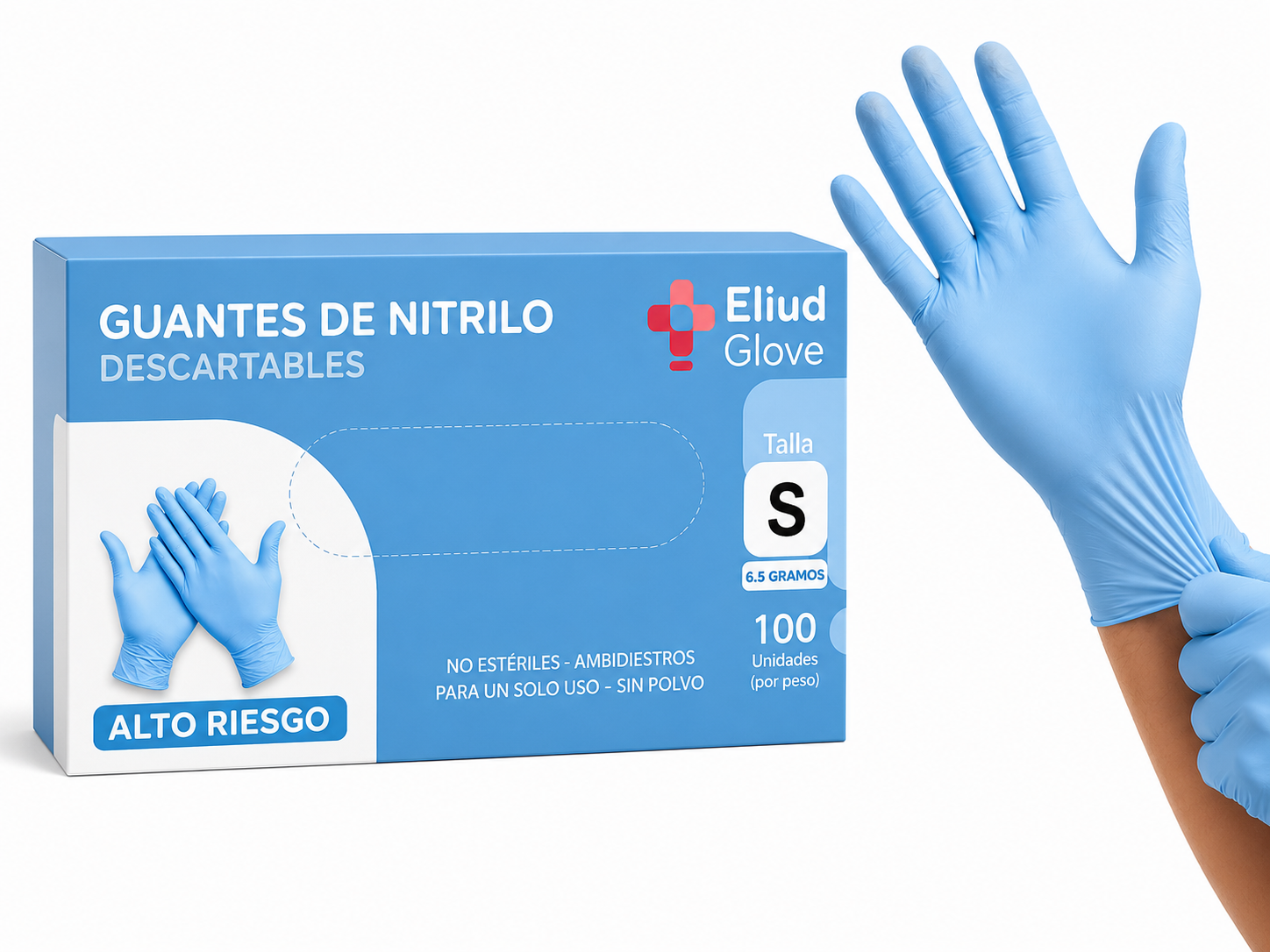 Nitrilo Alto Riesgo · Celeste · Eliud